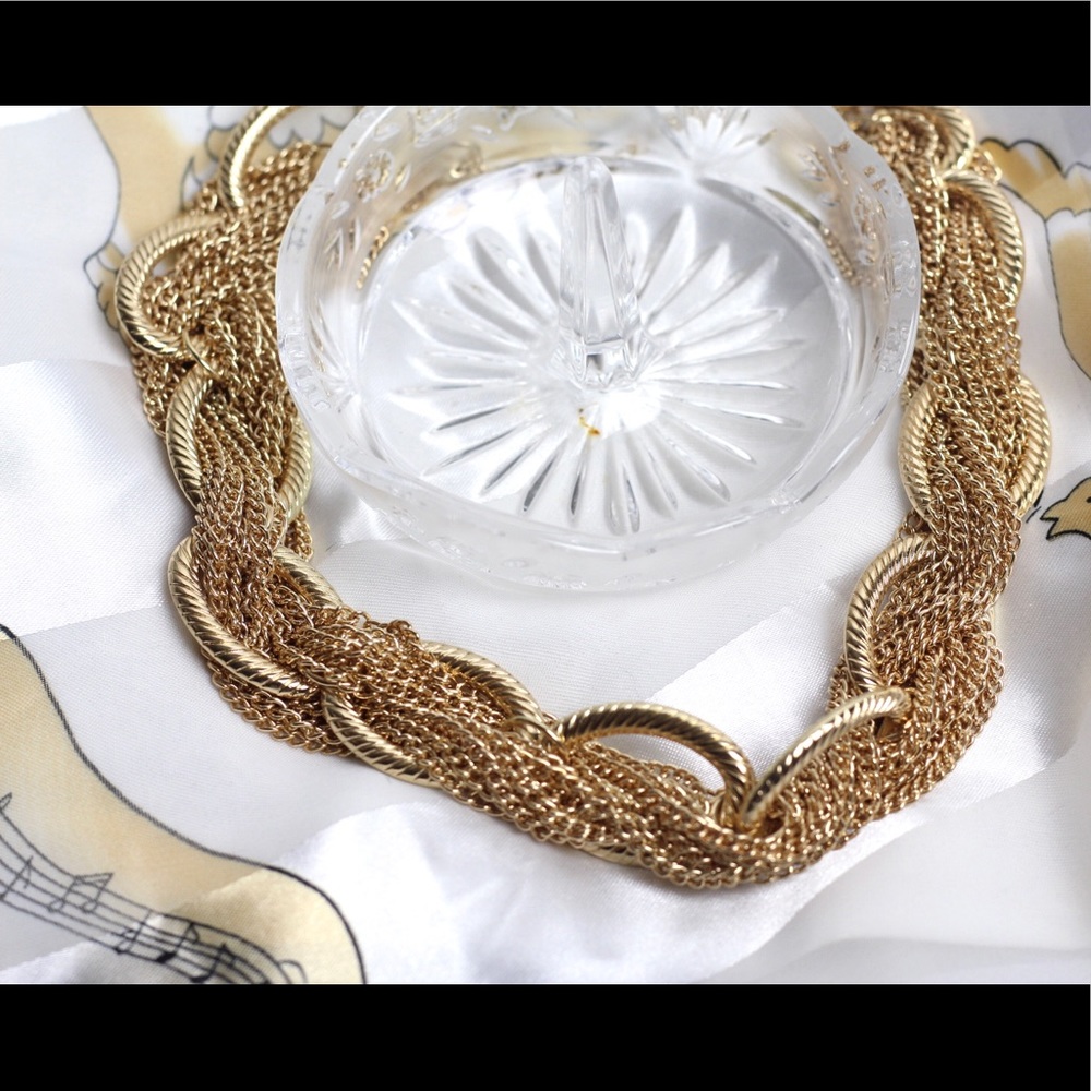 Multi Gold Chain Necklace